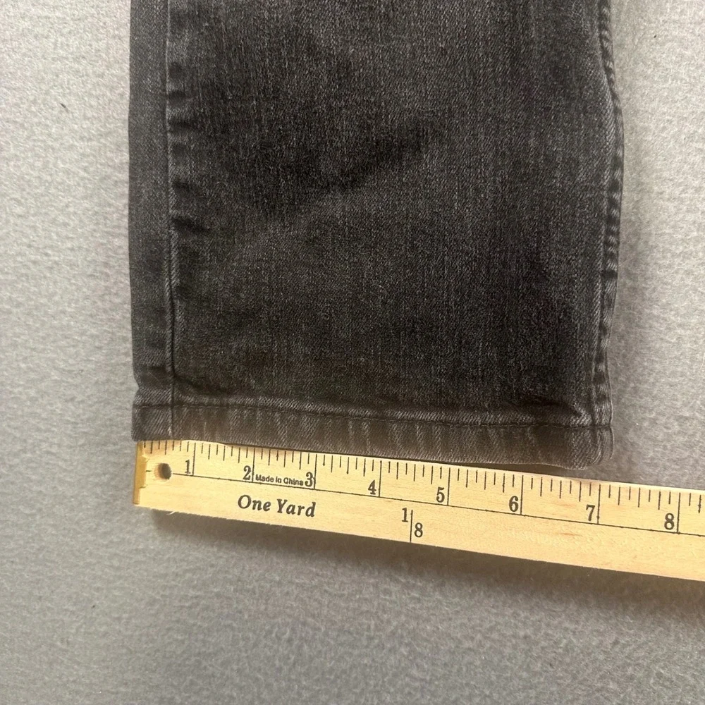 Levis 511 Slim Fit Jeans Mens 38x34 Washed Black Denim Pants 04511-5382